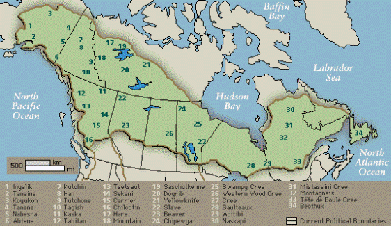 Canada Subarctic Indigenous Population